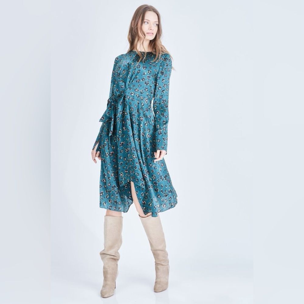 Caballero Cecile Dress - Green Pansy Size Small